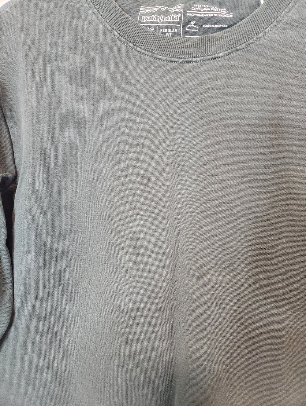 Patagonia Regenerative Organic Certified Cotton Essential Pullover Size XS - Picture 3 of 10